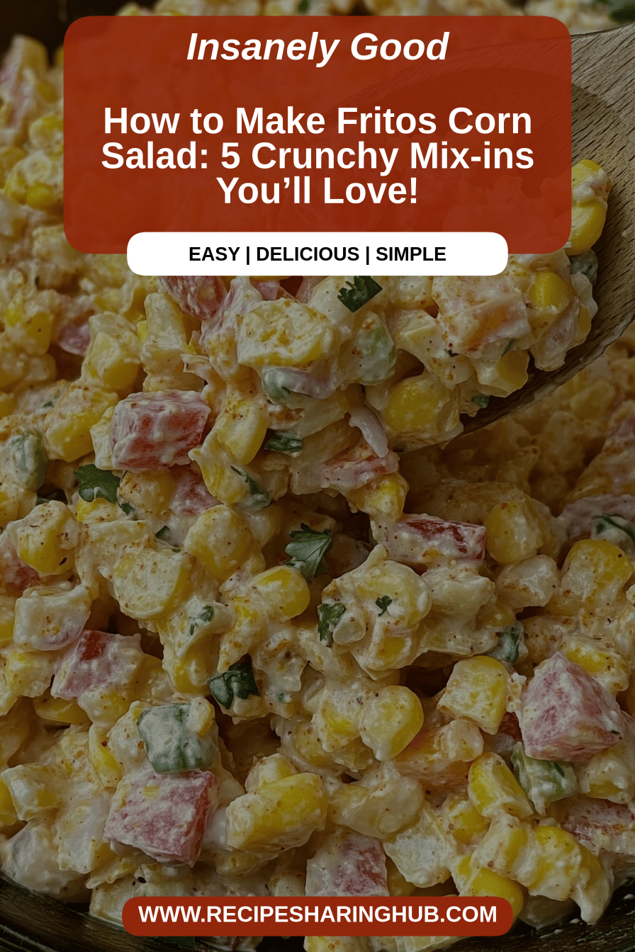 Fritos Corn Salad Recipe final dish beautifully presented and ready to serve