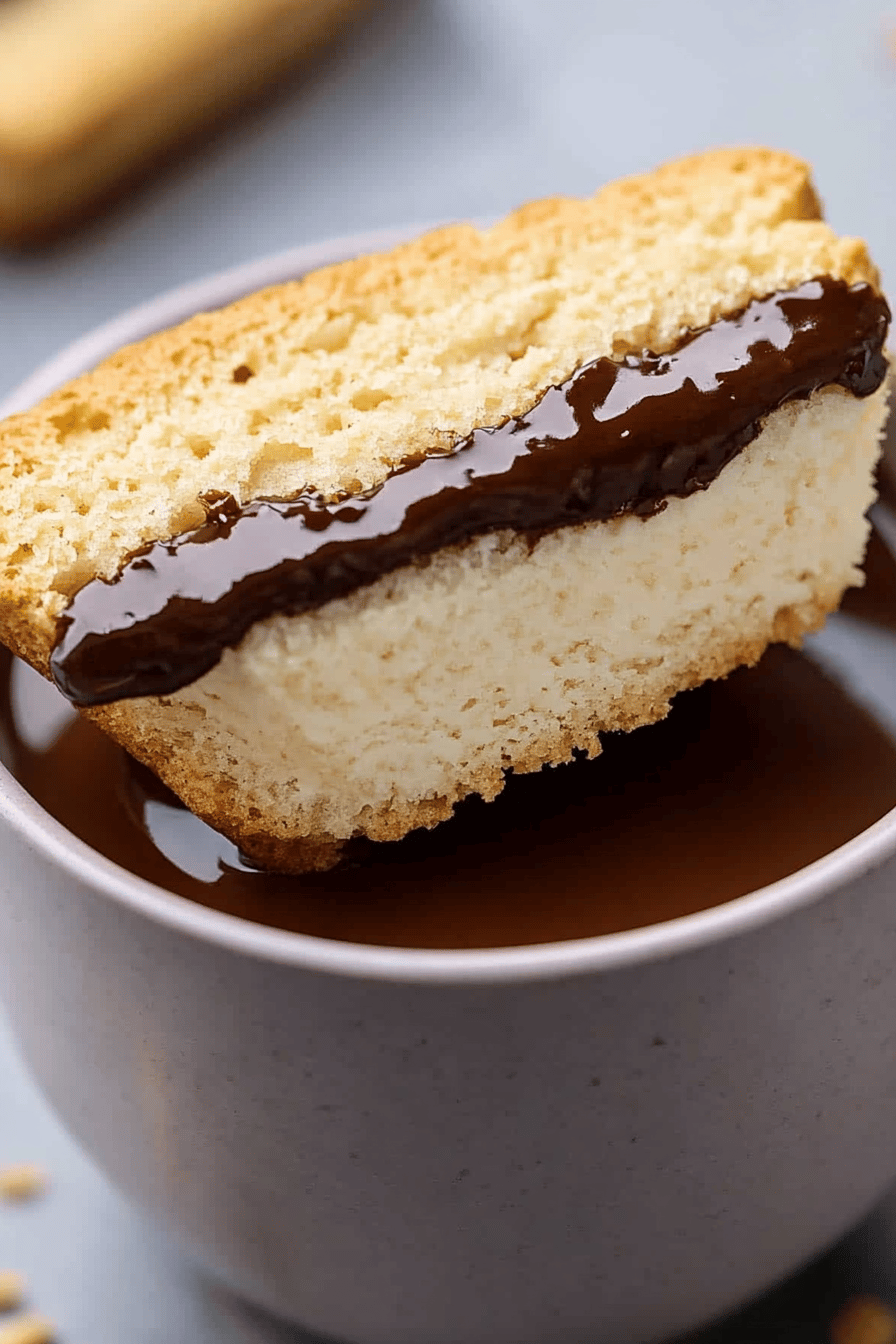 Vanilla Almond Biscotti Recipe slice on plate showing perfect texture and swirl pattern