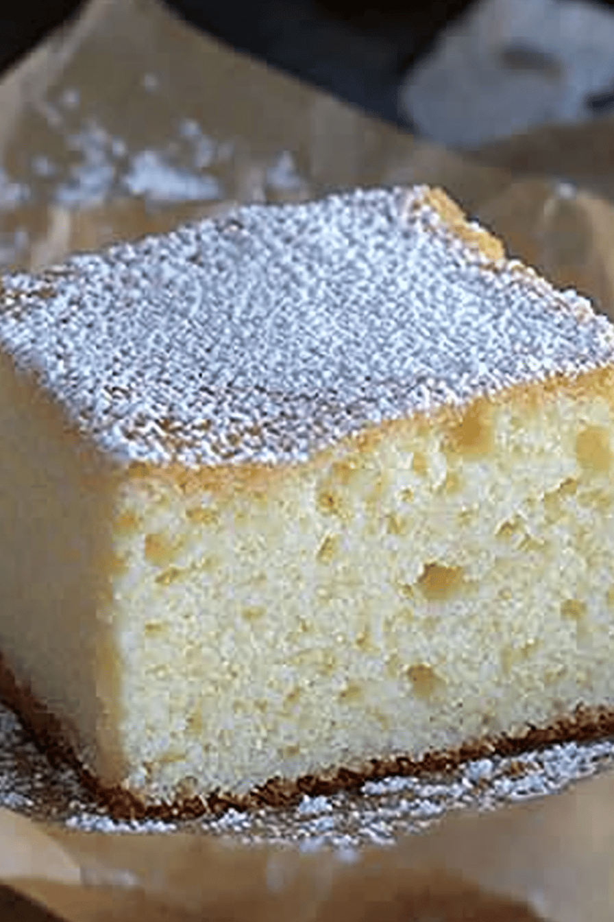 gluten-free custard cake slice on plate showing perfect texture and swirl pattern